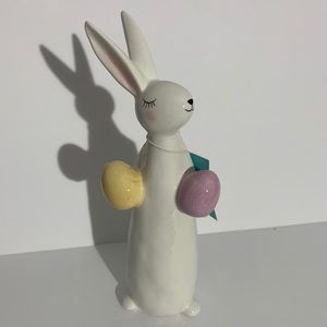 Martha Stewart Ceramic Rabbit With Eggs Easter